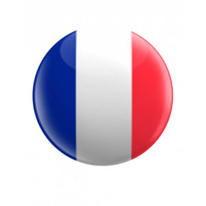 drapeau francais rond